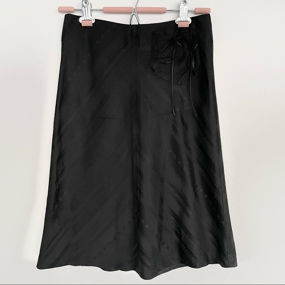 Flowy Silky Midi Skirt